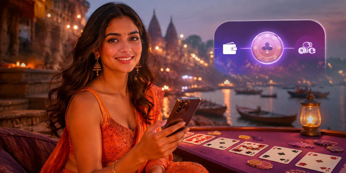 Traditional Indian setting with players enjoying card games